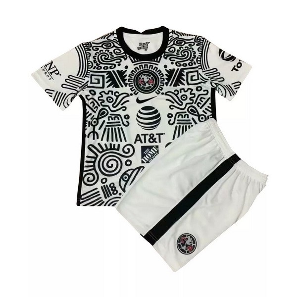 Camiseta Club América Replica Tercera Ropa Niño 2020/21 Blanco